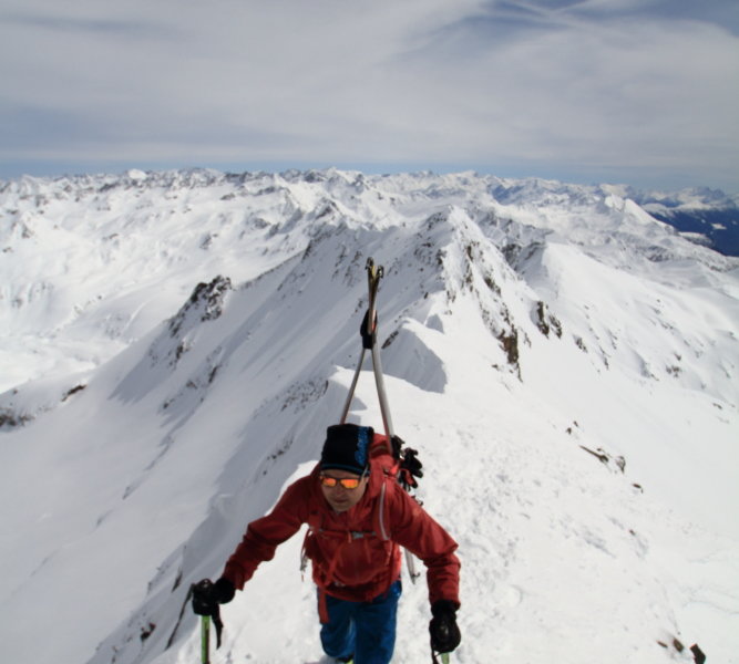 Gipfelsturm auf den Pizzo Centrale